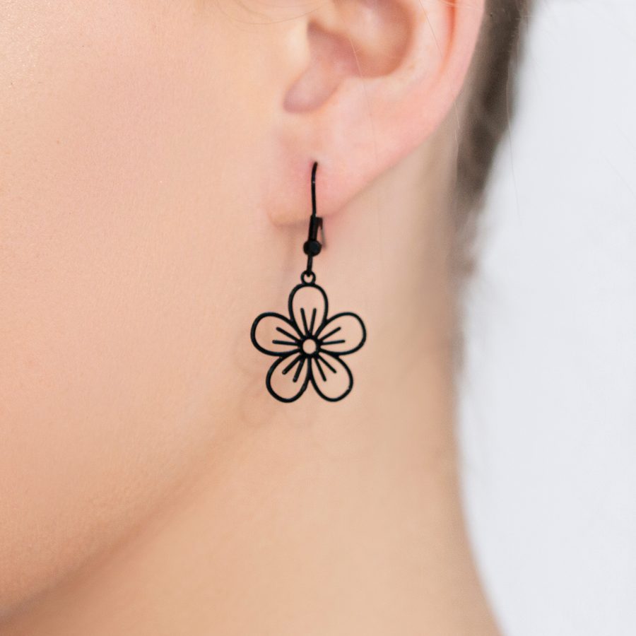 Boucles d’Oreilles "Fleur de Cerisier"