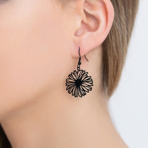 Boucles d'oreilles Pivoine