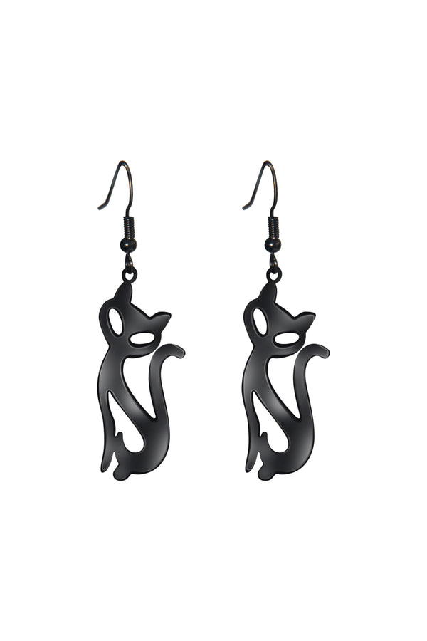 Boucles d’Oreilles "Mon Petit Chat" 🖤