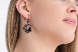 Boucles d’oreilles "Au clair de la lune"