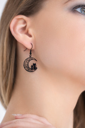 Boucles d’oreilles "Au clair de la lune"