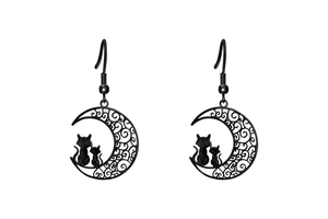 Boucles d’oreilles "Au clair de la lune"