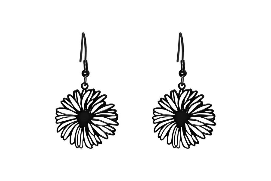 Boucles d'oreilles Pivoine